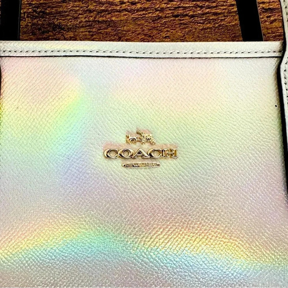 Coach Limited Edition Holographic Iridescent City Zip Tote - Picture 4 of 16